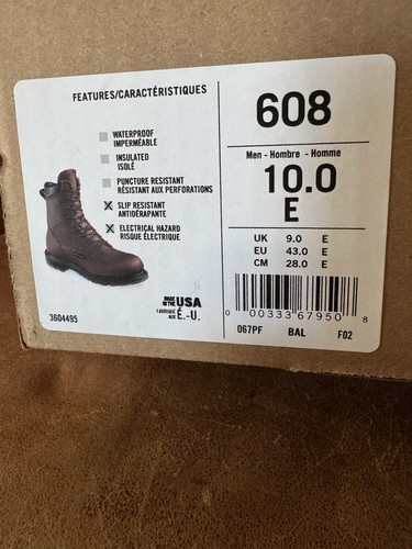Red wing 608 men work - 608,